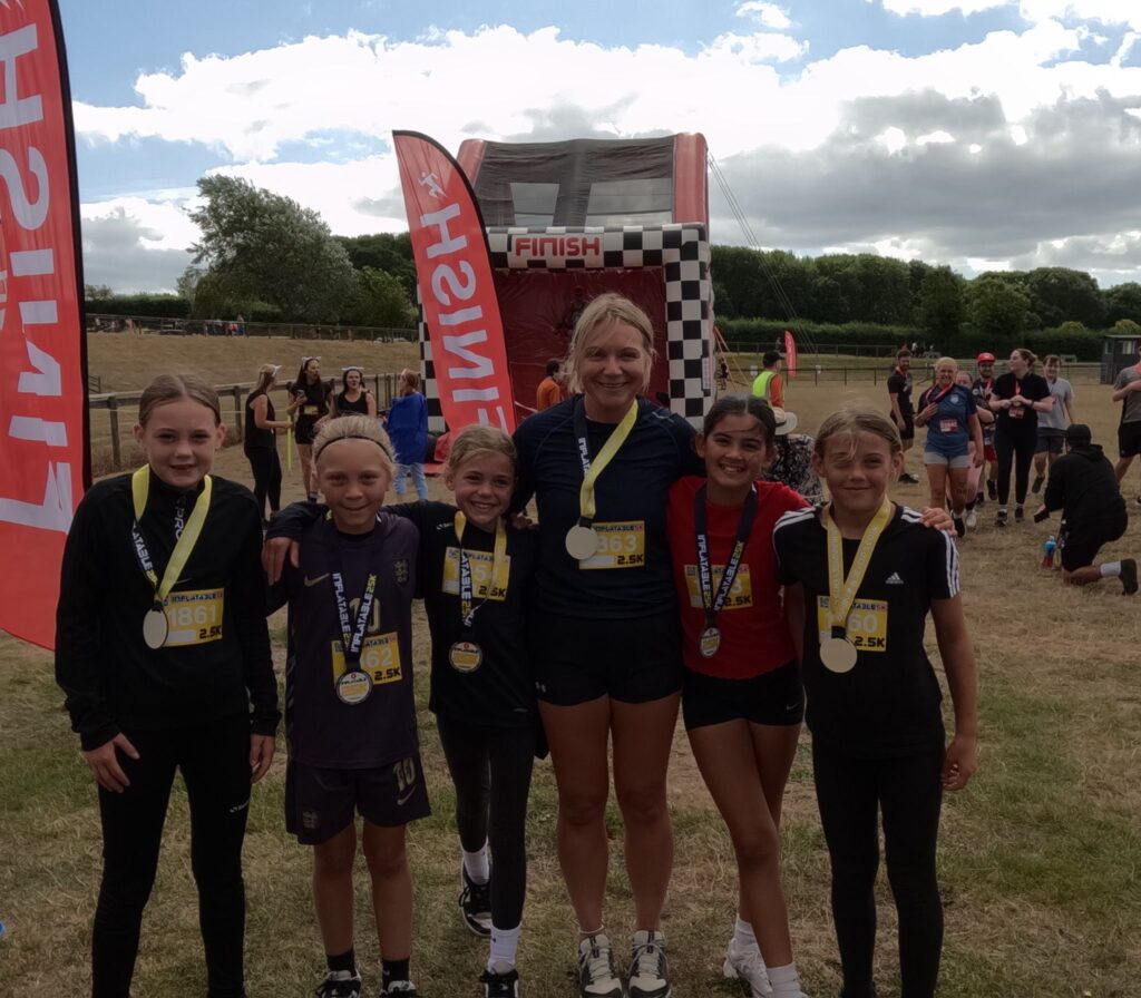 The Fire Girls Conquer the 2.5k Inflatable Challenge