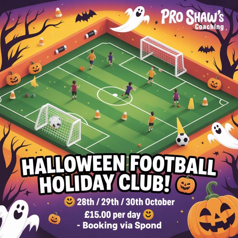 Halloween Football Holiday Club at Chudleigh Sports Centre!