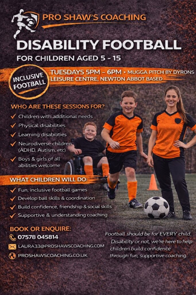 Disability Football for Children aged 5-15